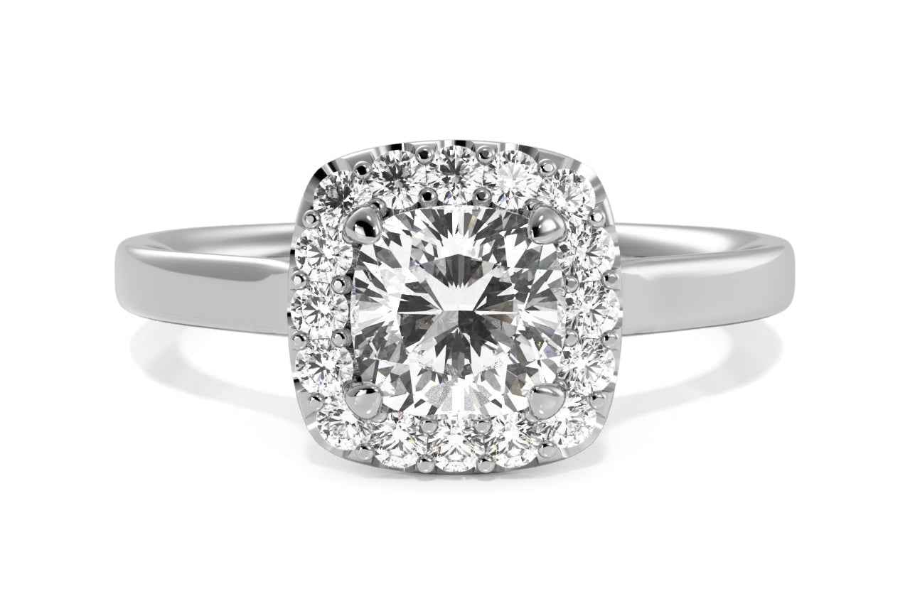 The Ivy / 1.35 CTW Cushion Lab Diamonds