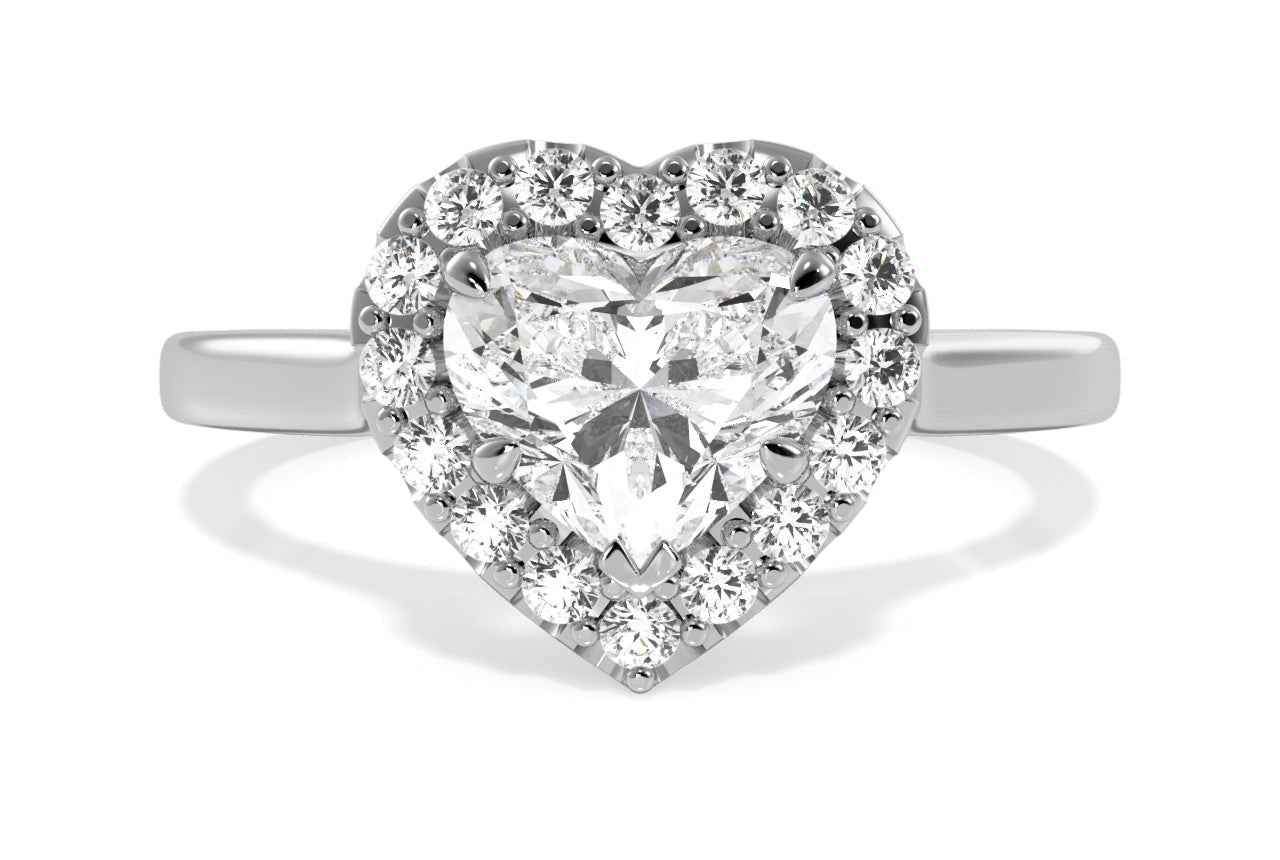The Ivy / 2.05 CTW Heart Lab Diamonds