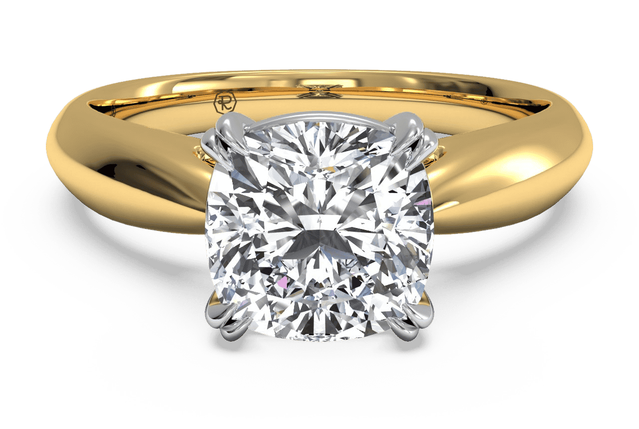The Cordelia / 2.01 CTW Cushion Lab Diamonds