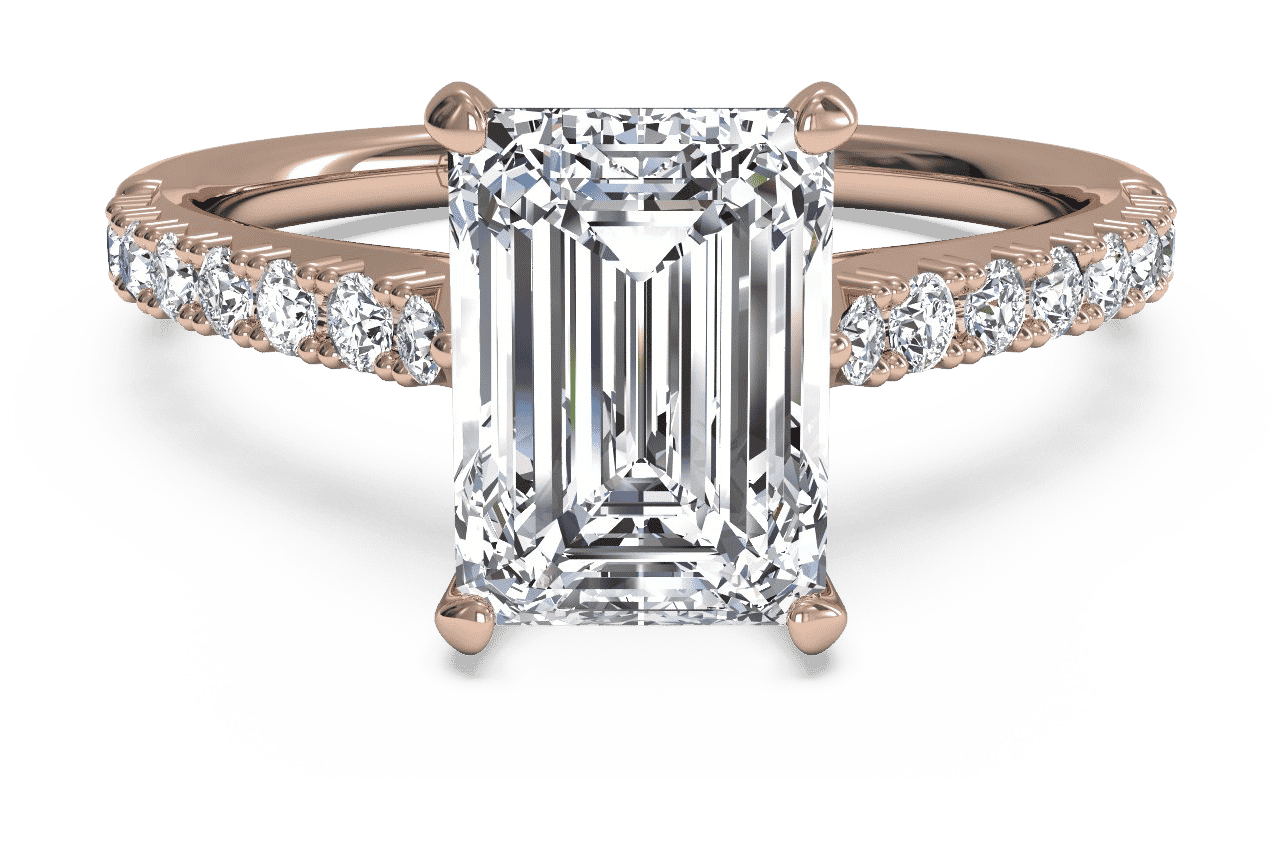 The Adele / 1.5 CTW Emerald Lab Diamonds