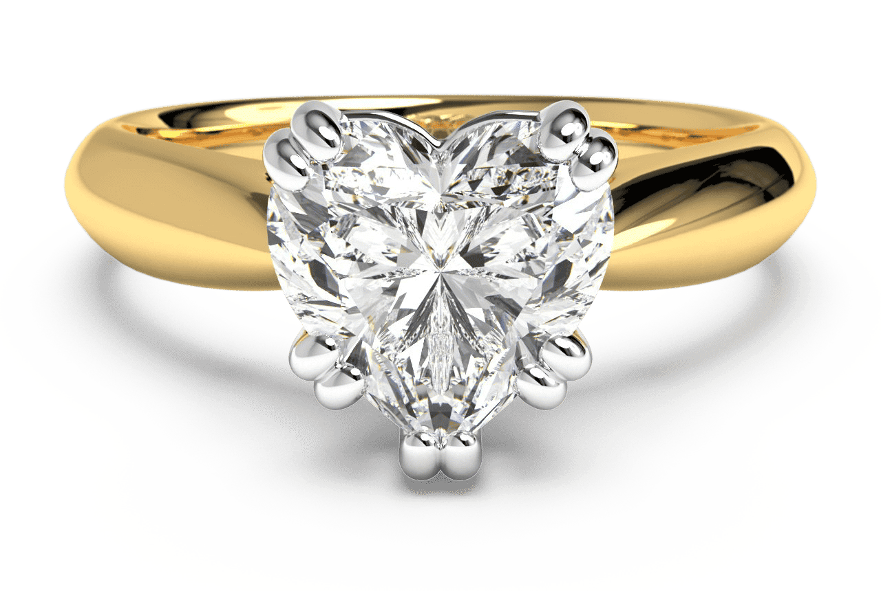 The Cordelia / 1.36 CTW Heart Lab Diamonds