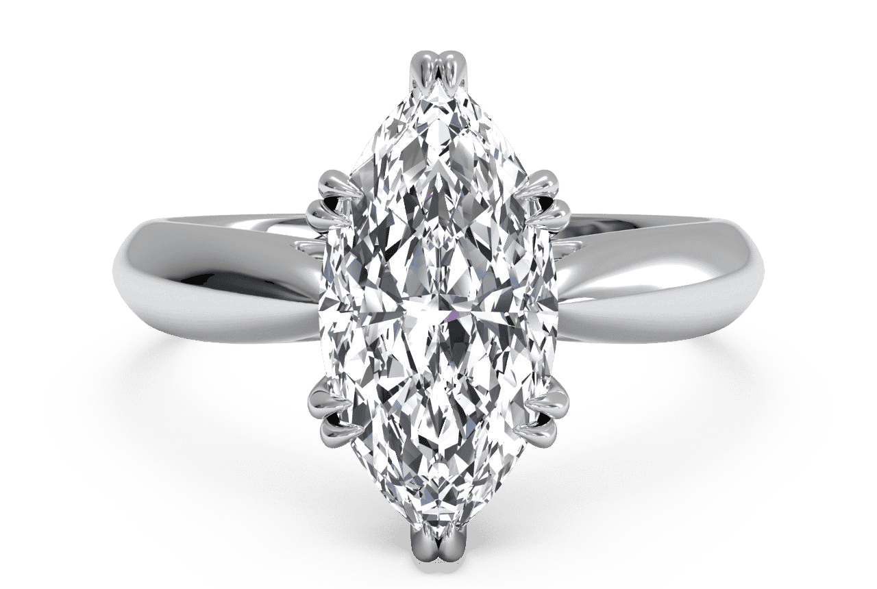 The Cordelia / 1.38 CTW Marquise Lab Diamonds