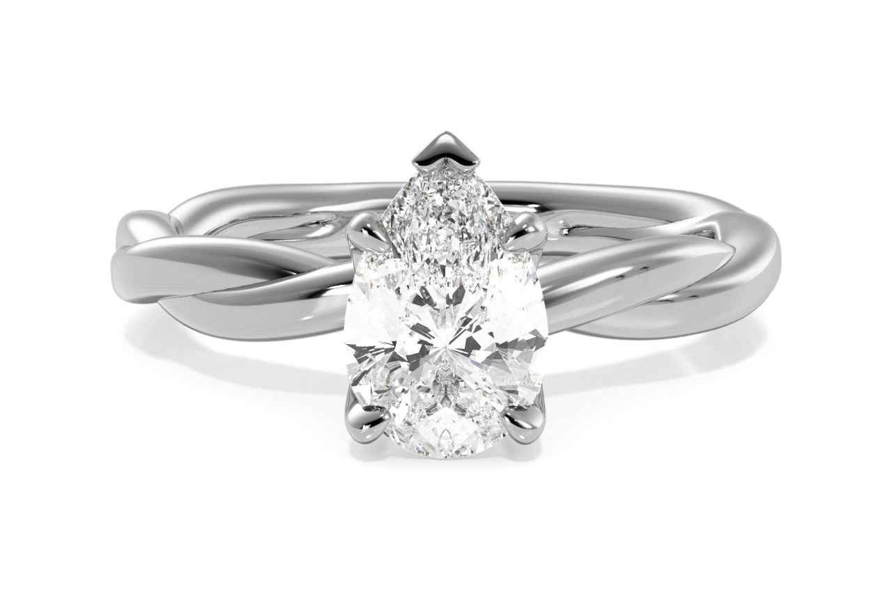 The Nina / 0.41 CTW Pear Diamonds