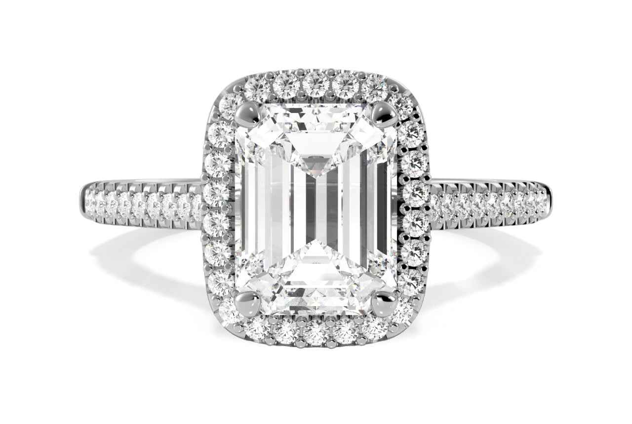 The Melod / 4.02 CTW Emerald Lab Diamonds