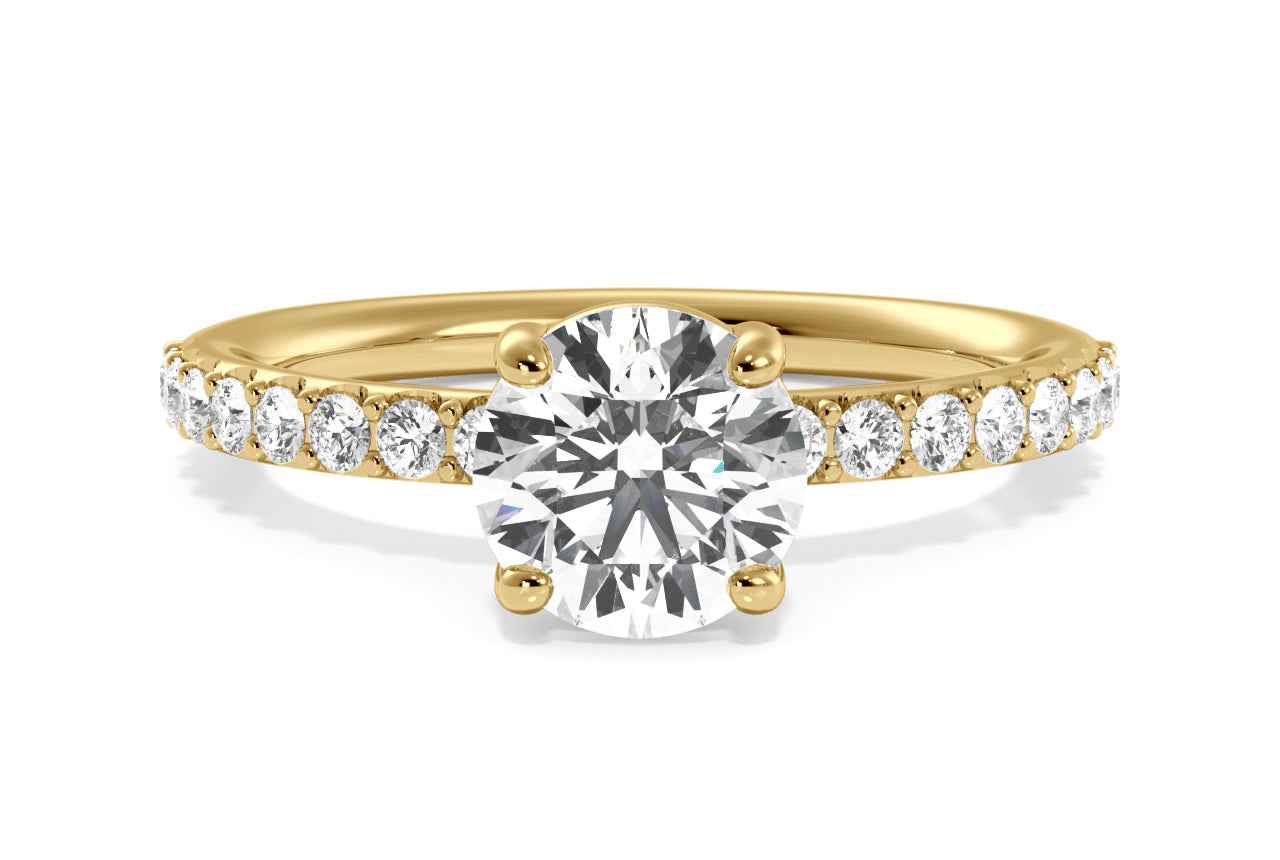 The Gaia / 4 CTW Round Lab Diamonds