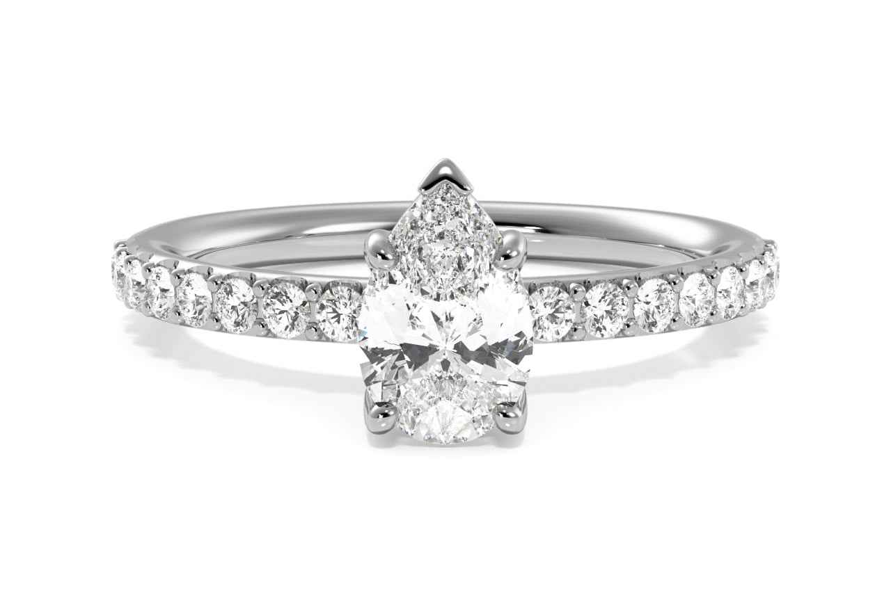 The Gaia / 0.6 CTW Pear Diamonds