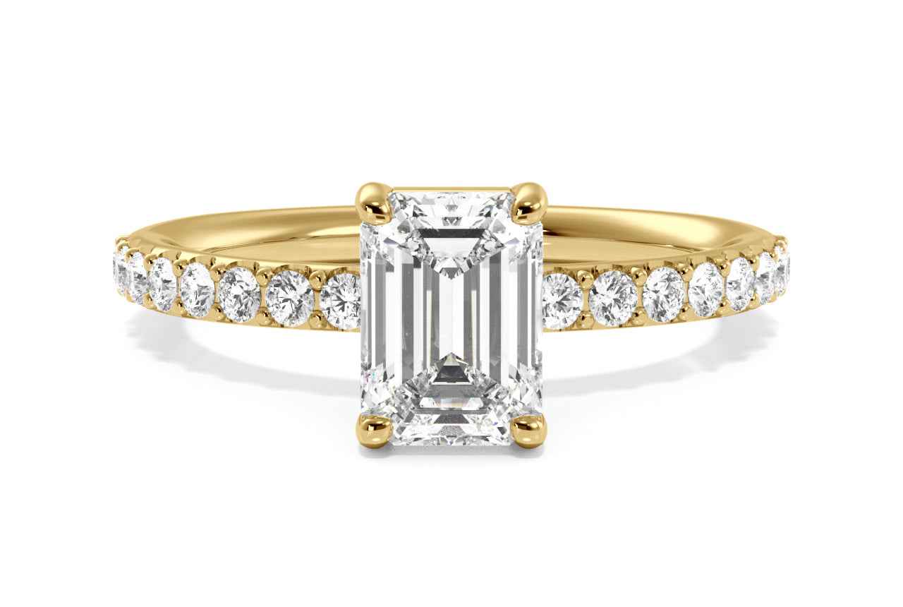 The Gaia / 3.01 CTW Emerald Lab Diamonds