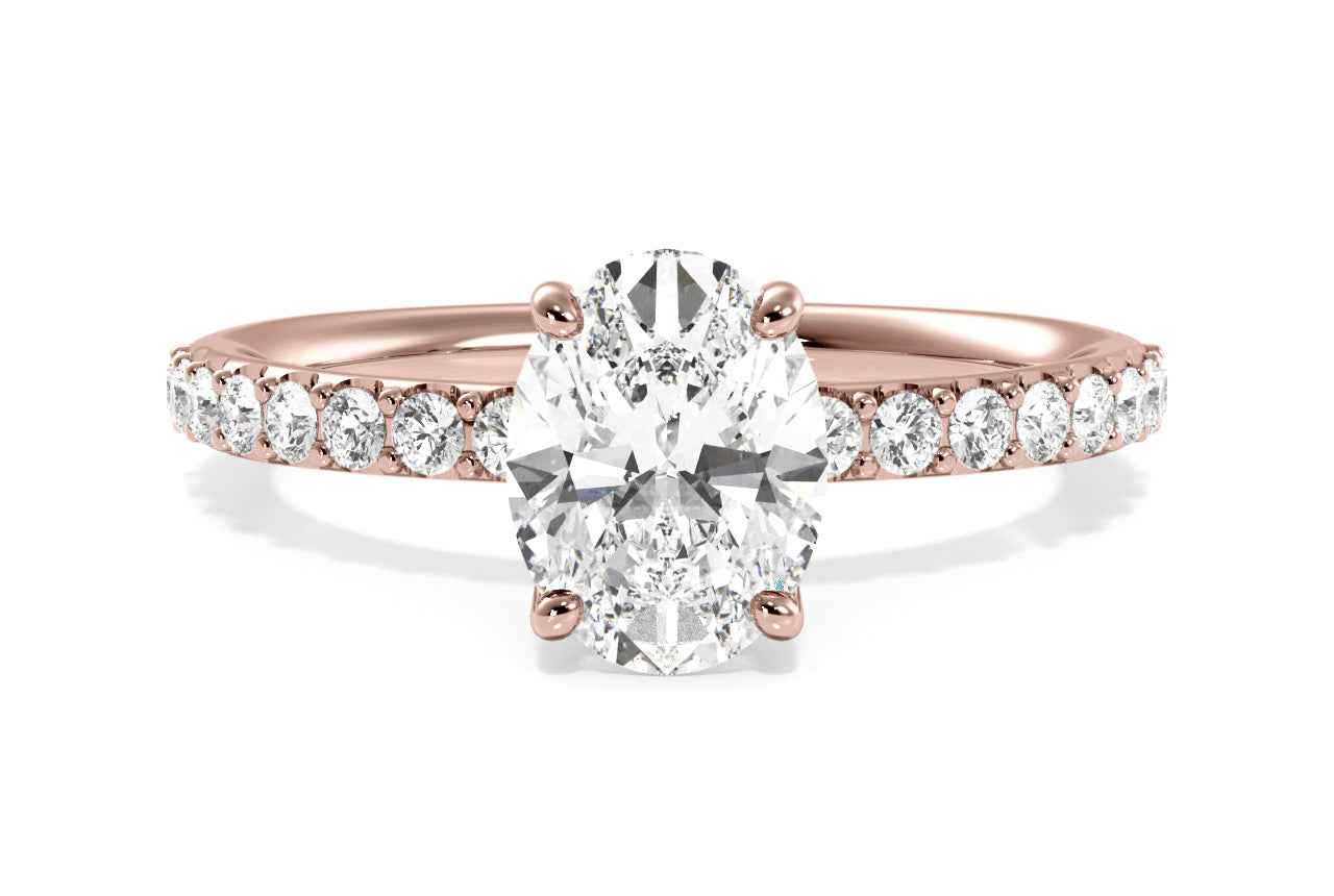 The Gaia / 5.01 CTW Oval Lab Diamonds