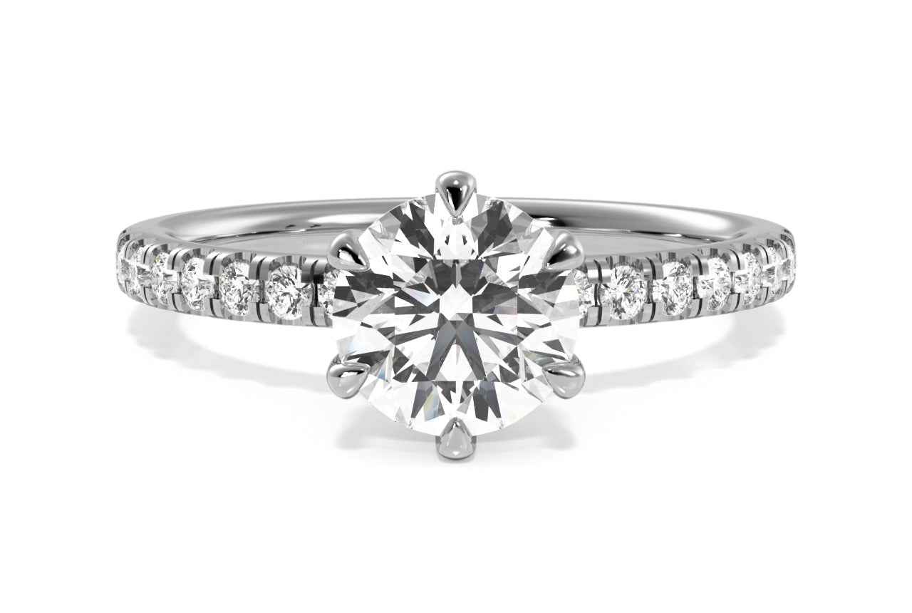 The Sofia / 5.42 CTW Round Lab Diamonds