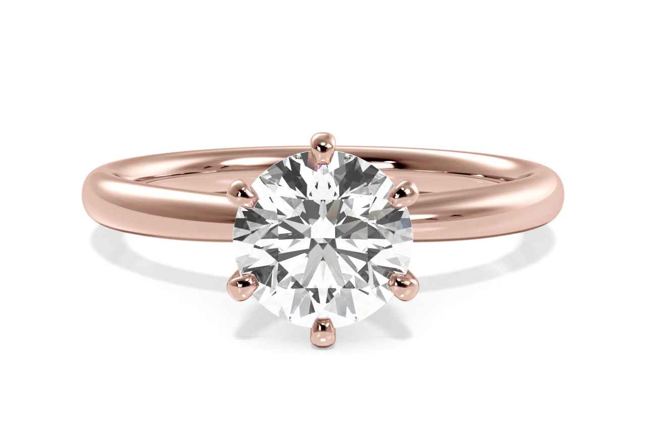 The Quinn / 5.42 CTW Round Lab Diamonds