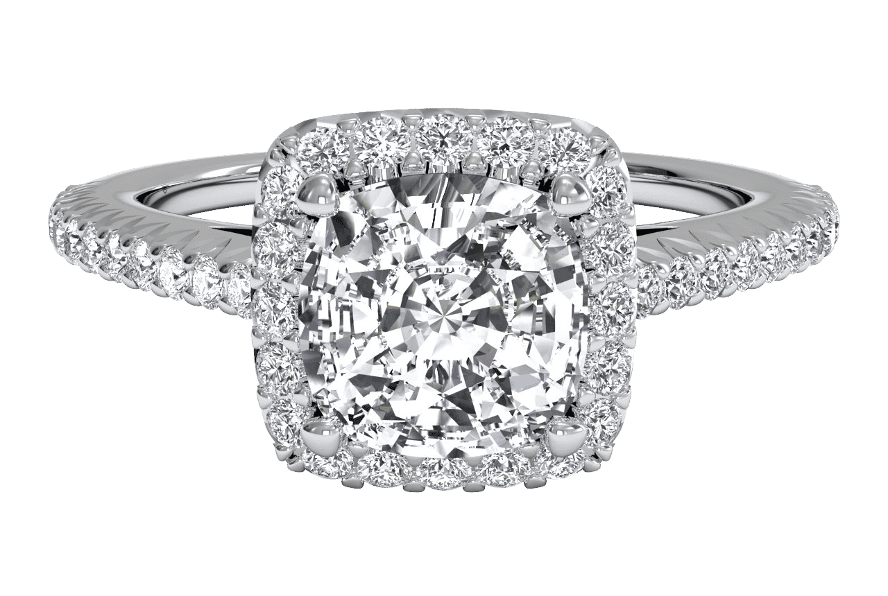 The Kris / 1.35 CTW Cushion Lab Diamonds