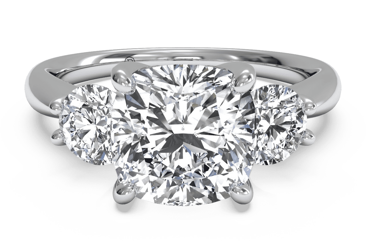 The Olivia / 1.35 CTW Cushion Lab Diamonds