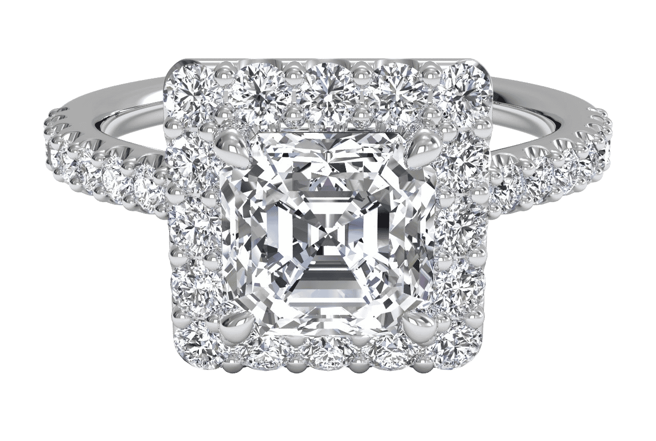 The Layla / 2.17 CTW Asscher Lab Diamonds