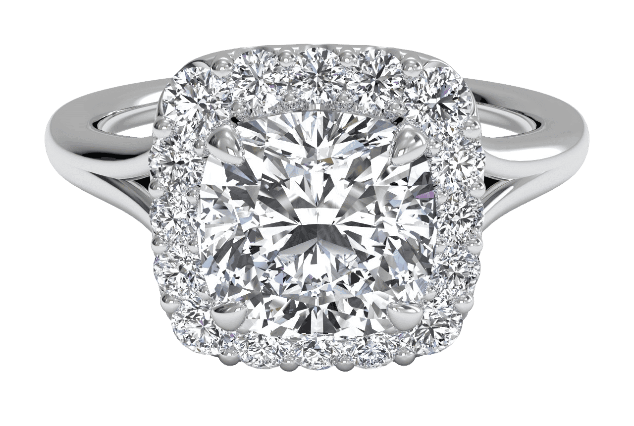 The Celia / 1.35 CTW Cushion Lab Diamonds