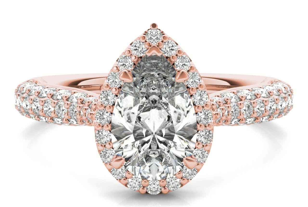 The Leilani / 0.41 CTW Pear Diamonds