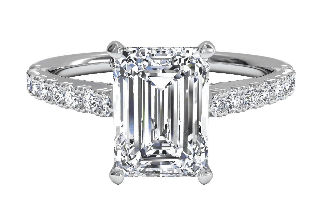 The Adele / 1 CTW Emerald Lab Diamonds