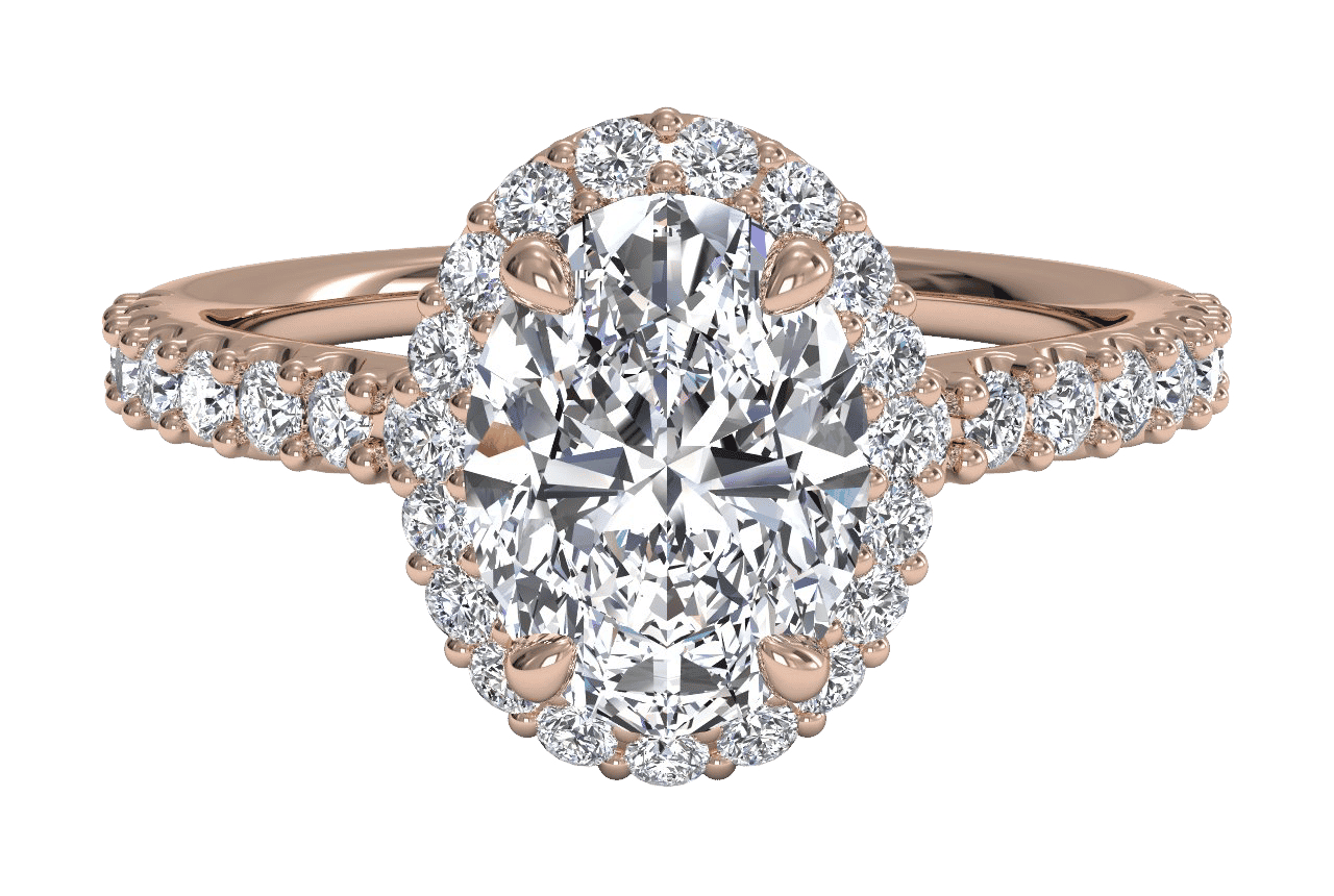 The Layla / 5.01 CTW Oval Lab Diamonds