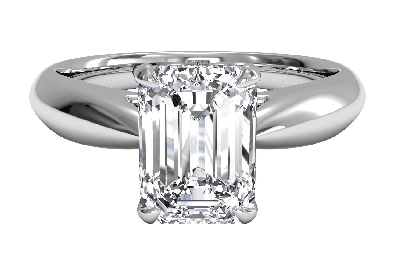 The Jasmine / 0.7 CTW Emerald Lab Diamonds