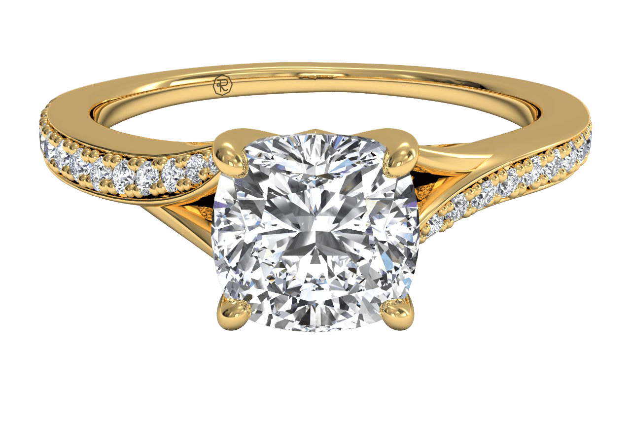 The Alba / 2.01 CTW Cushion Lab Diamonds