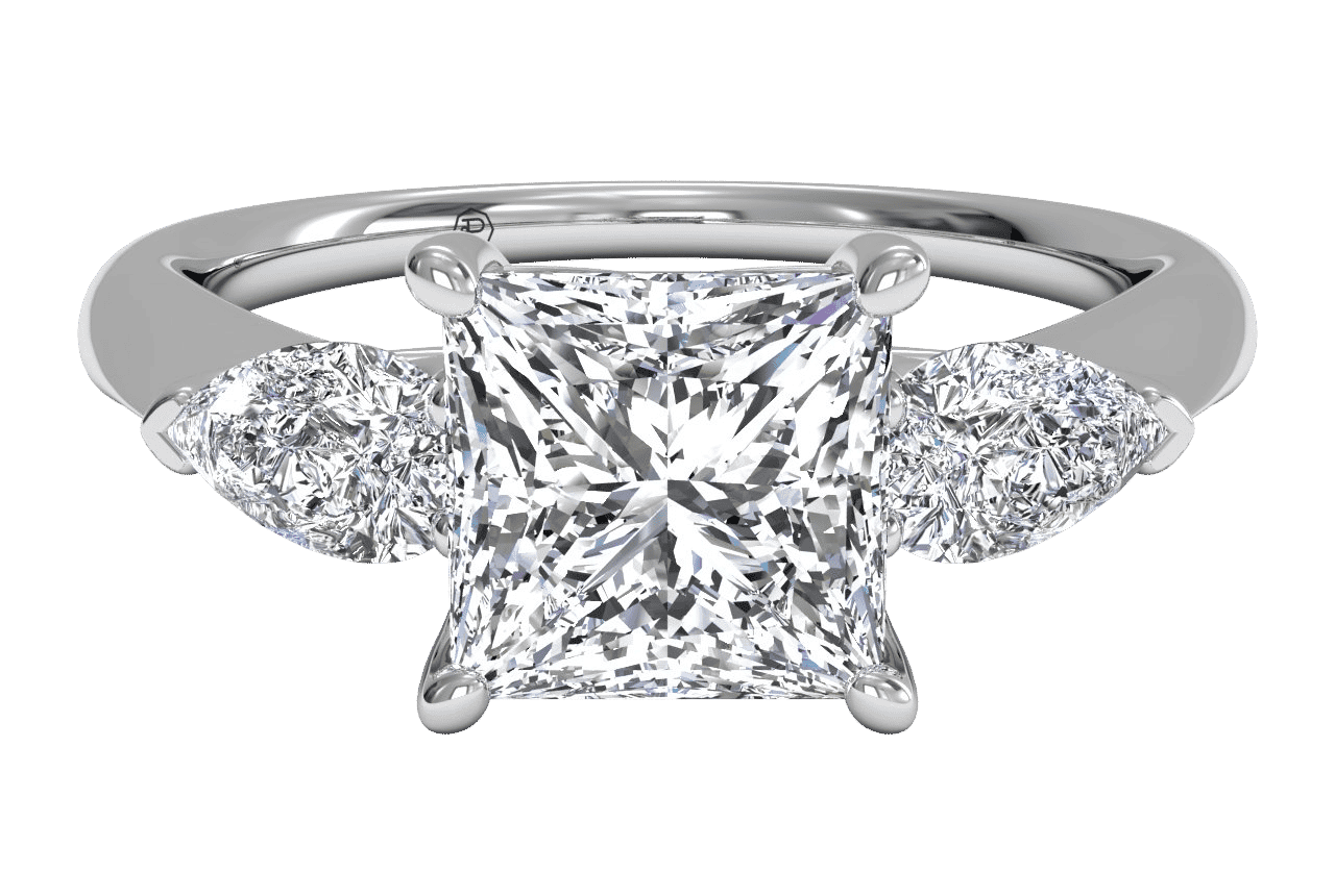 The Ava / 2.66 CTW Princess Lab Diamonds