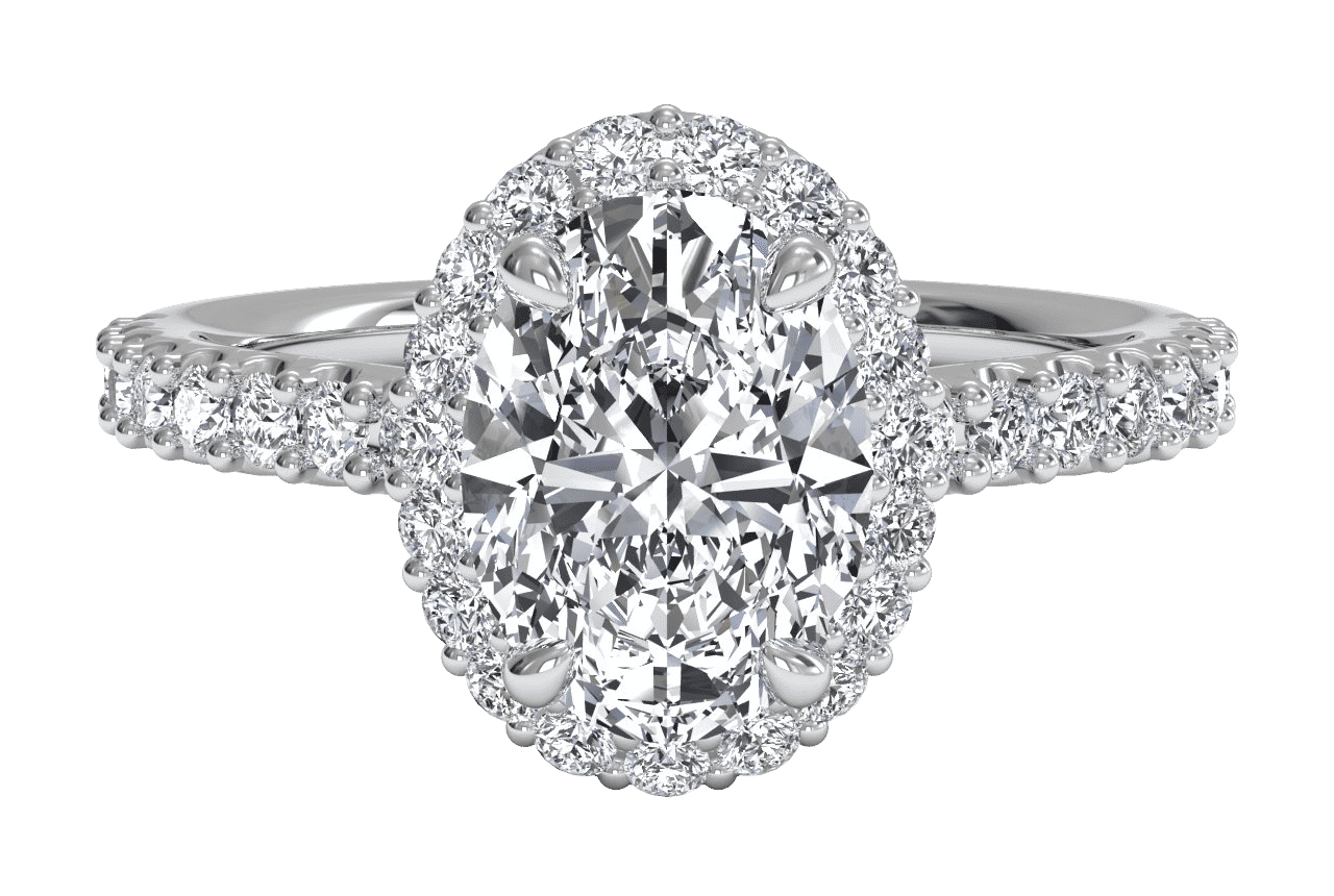 The Layla / 2.04 CTW Oval Lab Diamonds