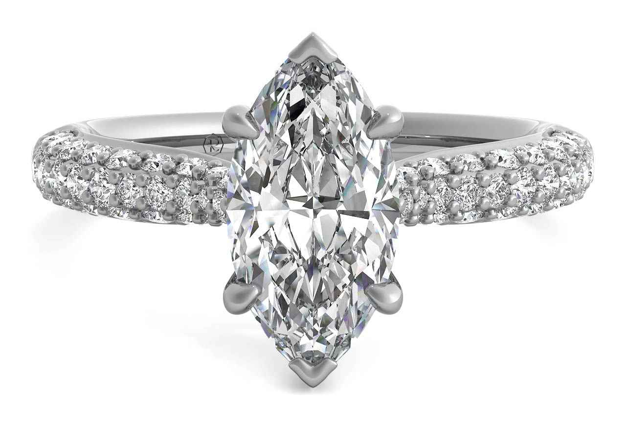 The Maya / 3.21 CTW Marquise Lab Diamonds