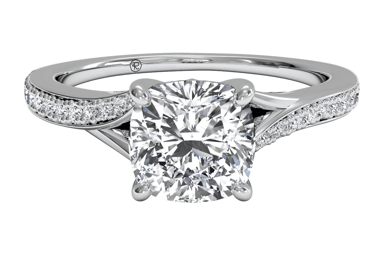The Alba / 1.5 CTW Cushion Lab Diamonds