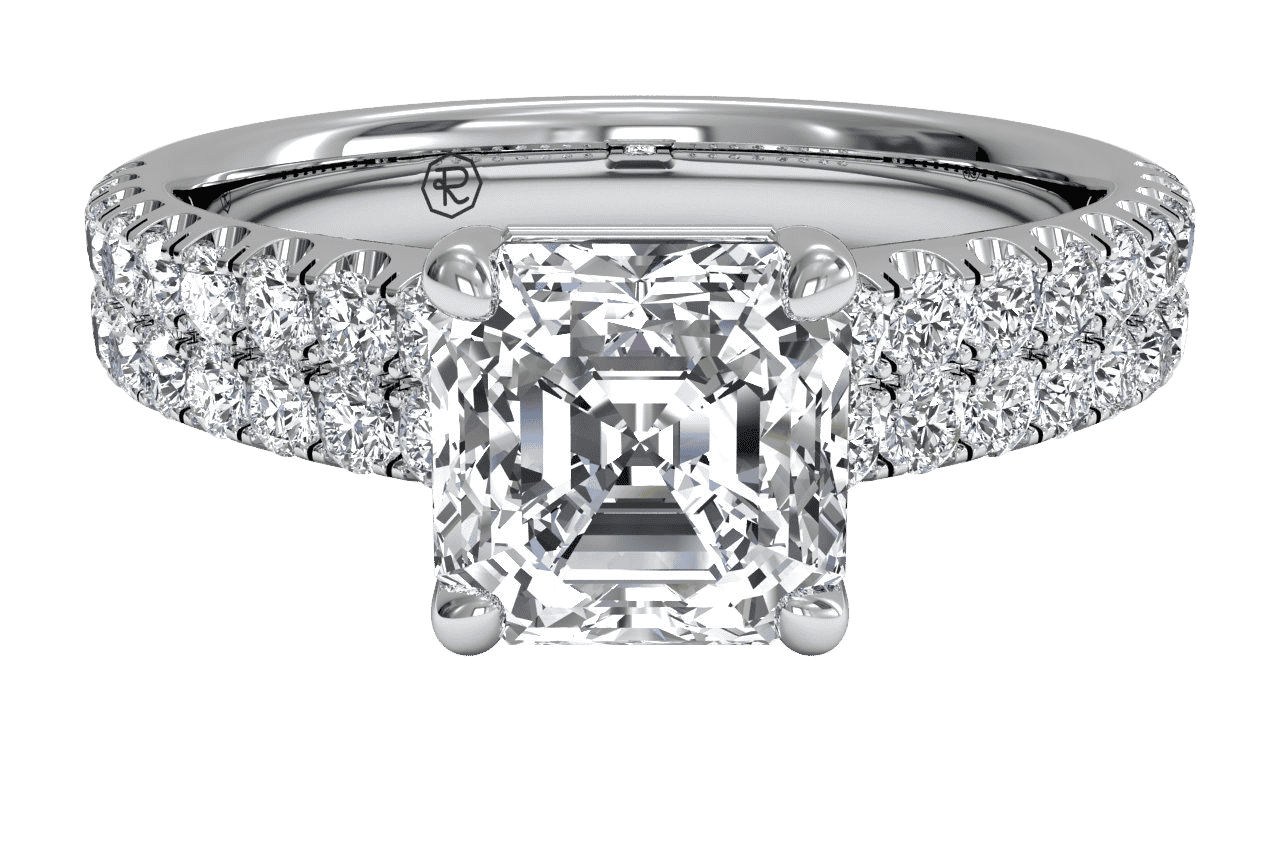 The Eliana / 1.54 CTW Asscher Lab Diamonds