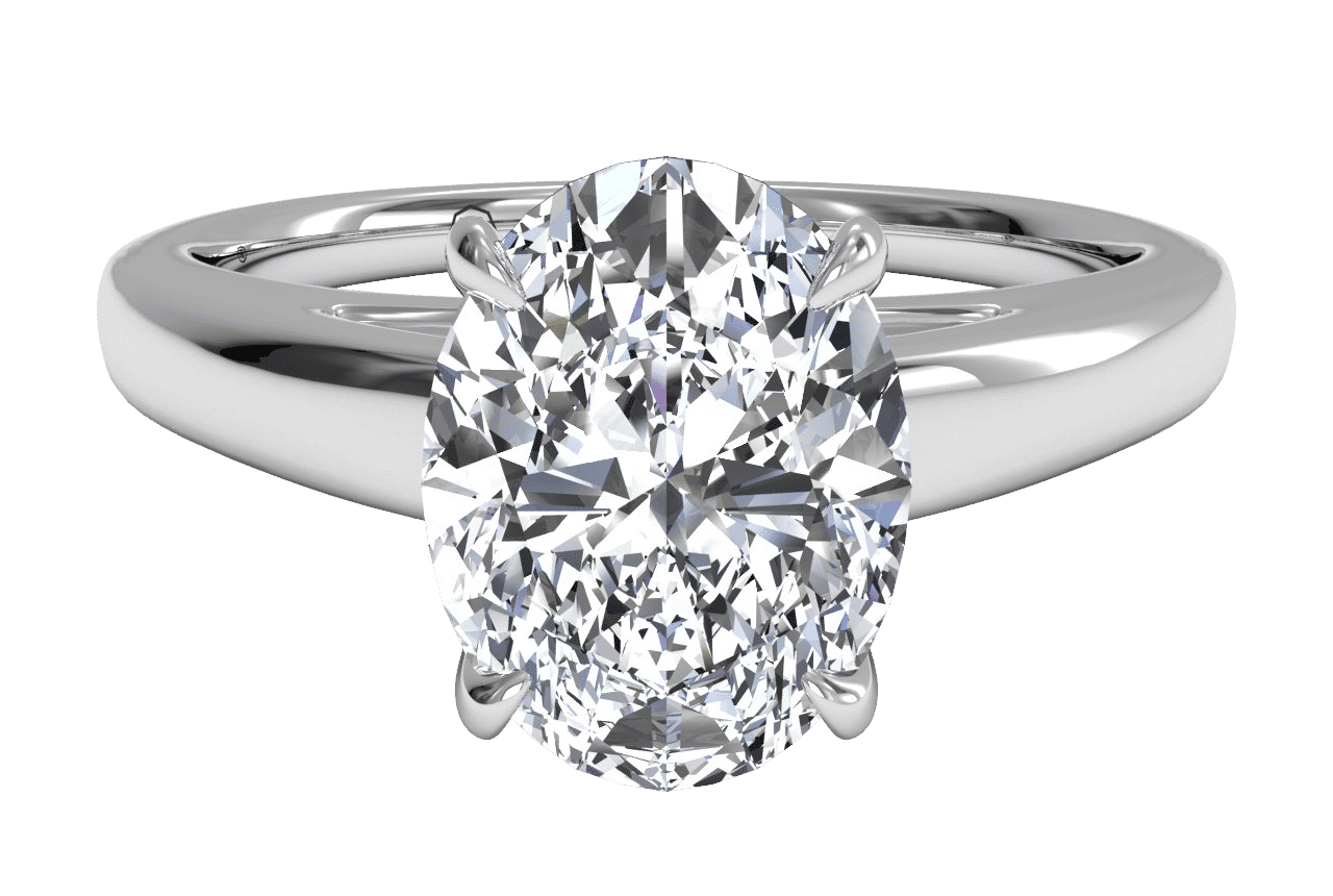 The Siena / 2.07 CTW Oval Lab Diamonds