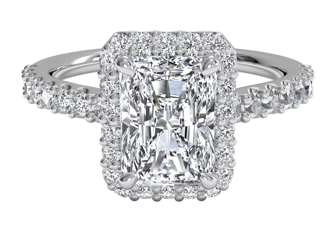 The Layla / 1.27 CTW Radiant Lab Diamonds