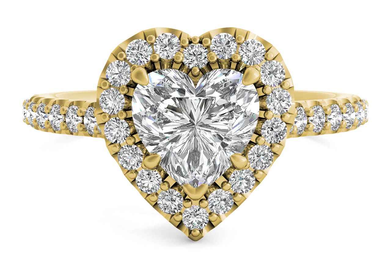 The Layla / 1.36 CTW Heart Lab Diamonds