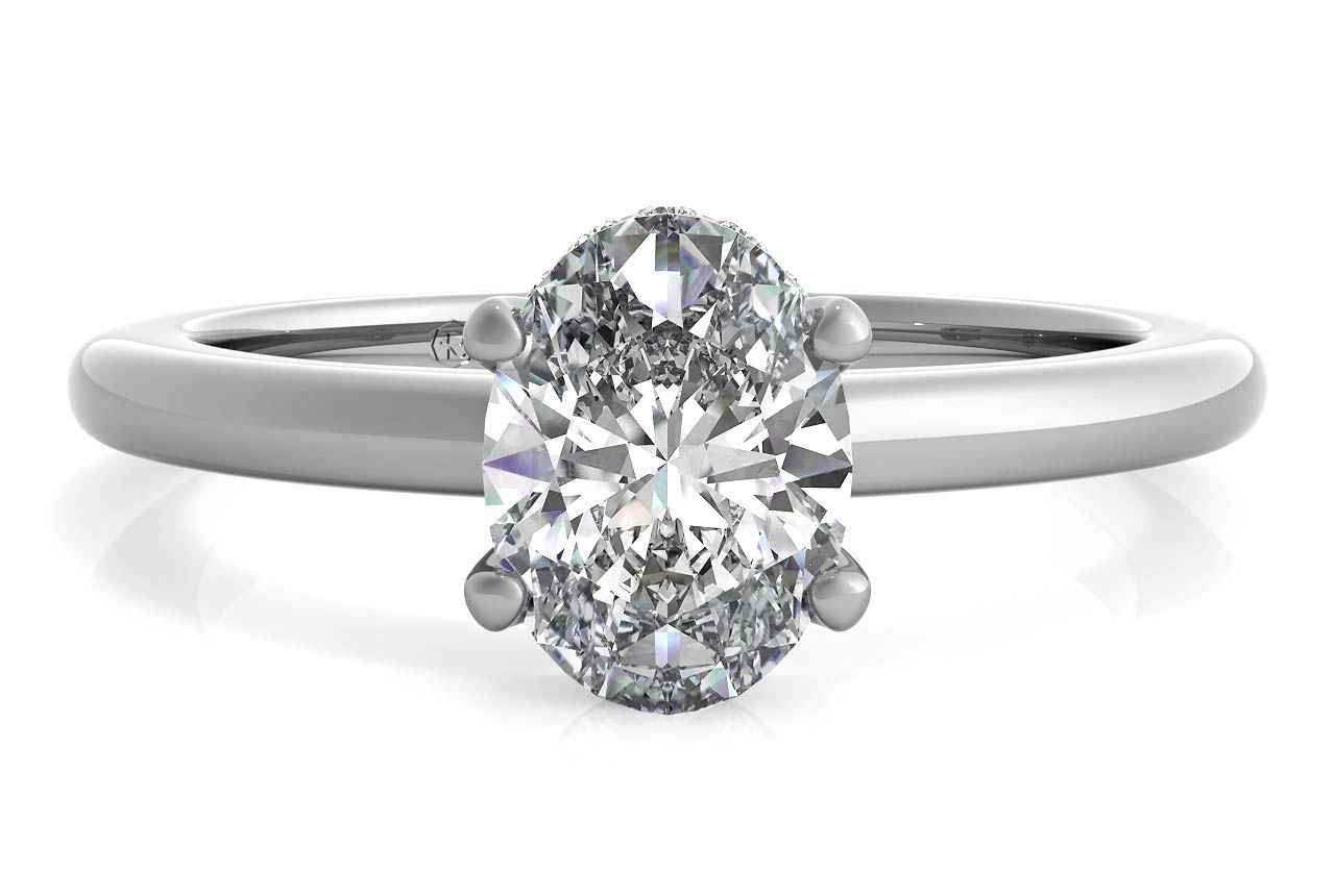The Callista / 2.07 CTW Oval Lab Diamonds