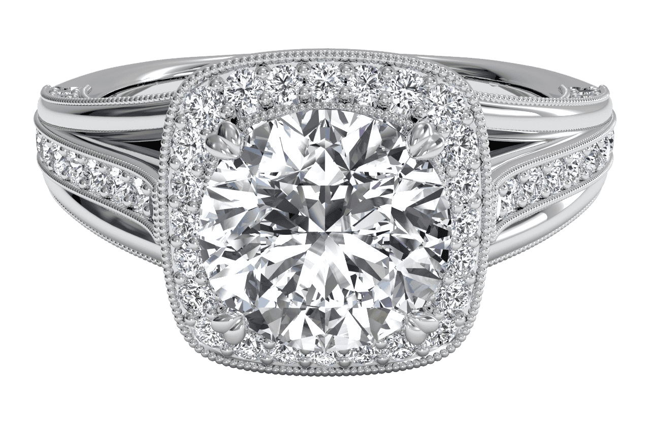 The Cecile / 0.5 CTW Round Diamonds
