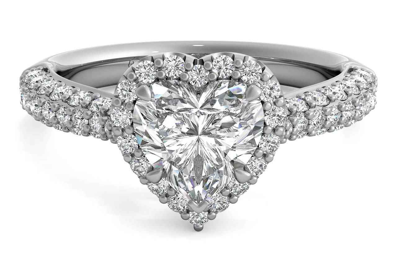 The Leilani / 2.05 CTW Heart Lab Diamonds