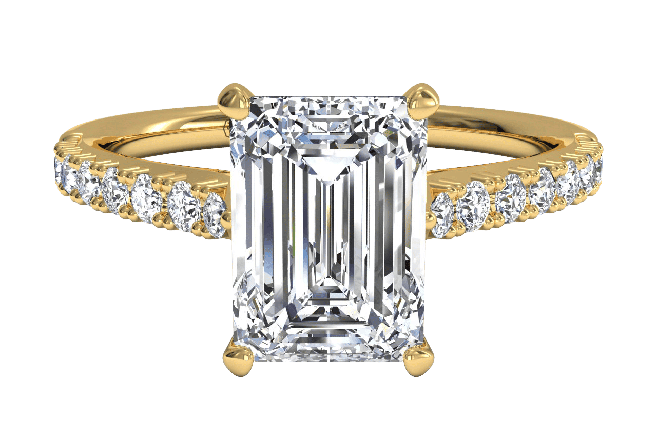 The Adele / 3.01 CTW Emerald Lab Diamonds