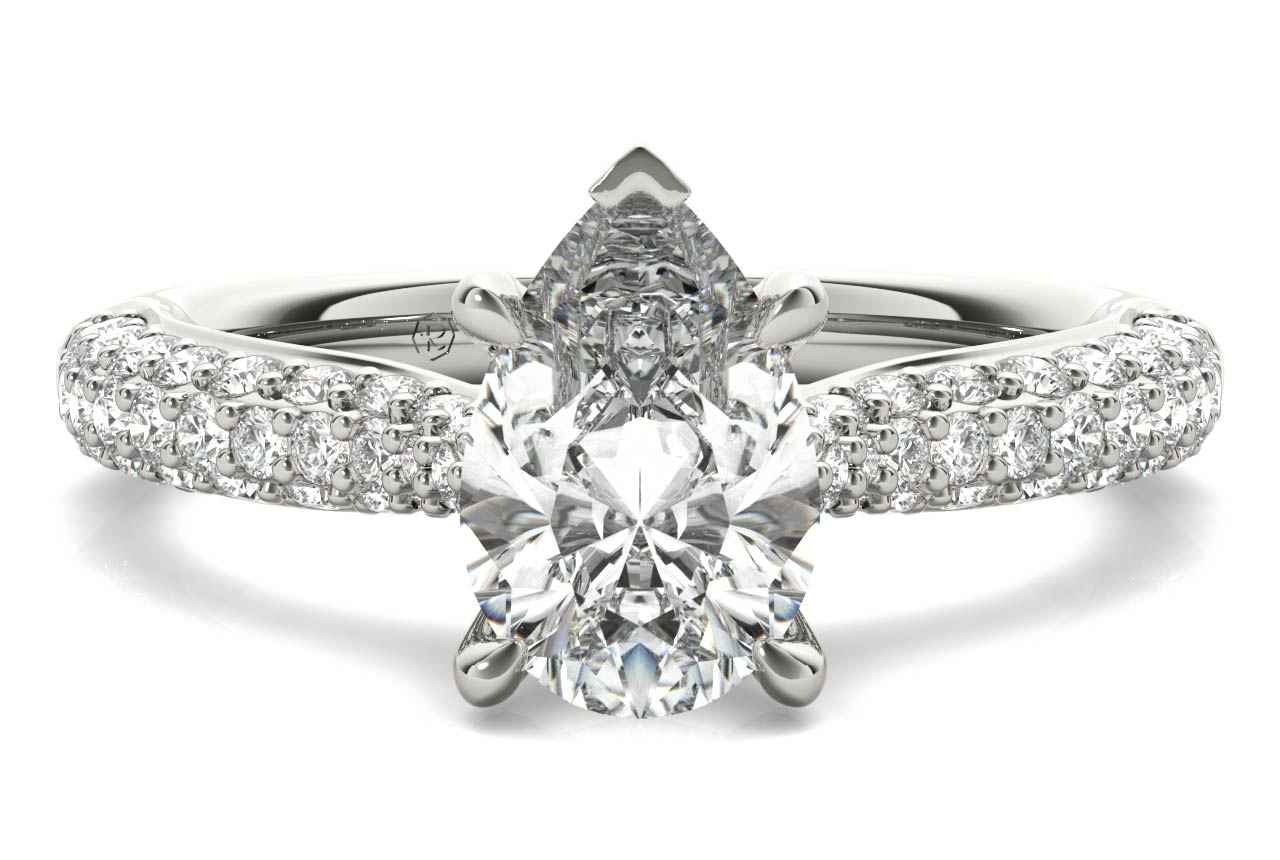The Maya / 0.86 CTW Pear Lab Diamonds
