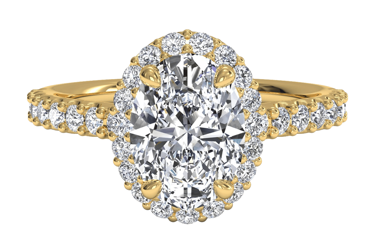 The Layla / 5.01 CTW Oval Lab Diamonds