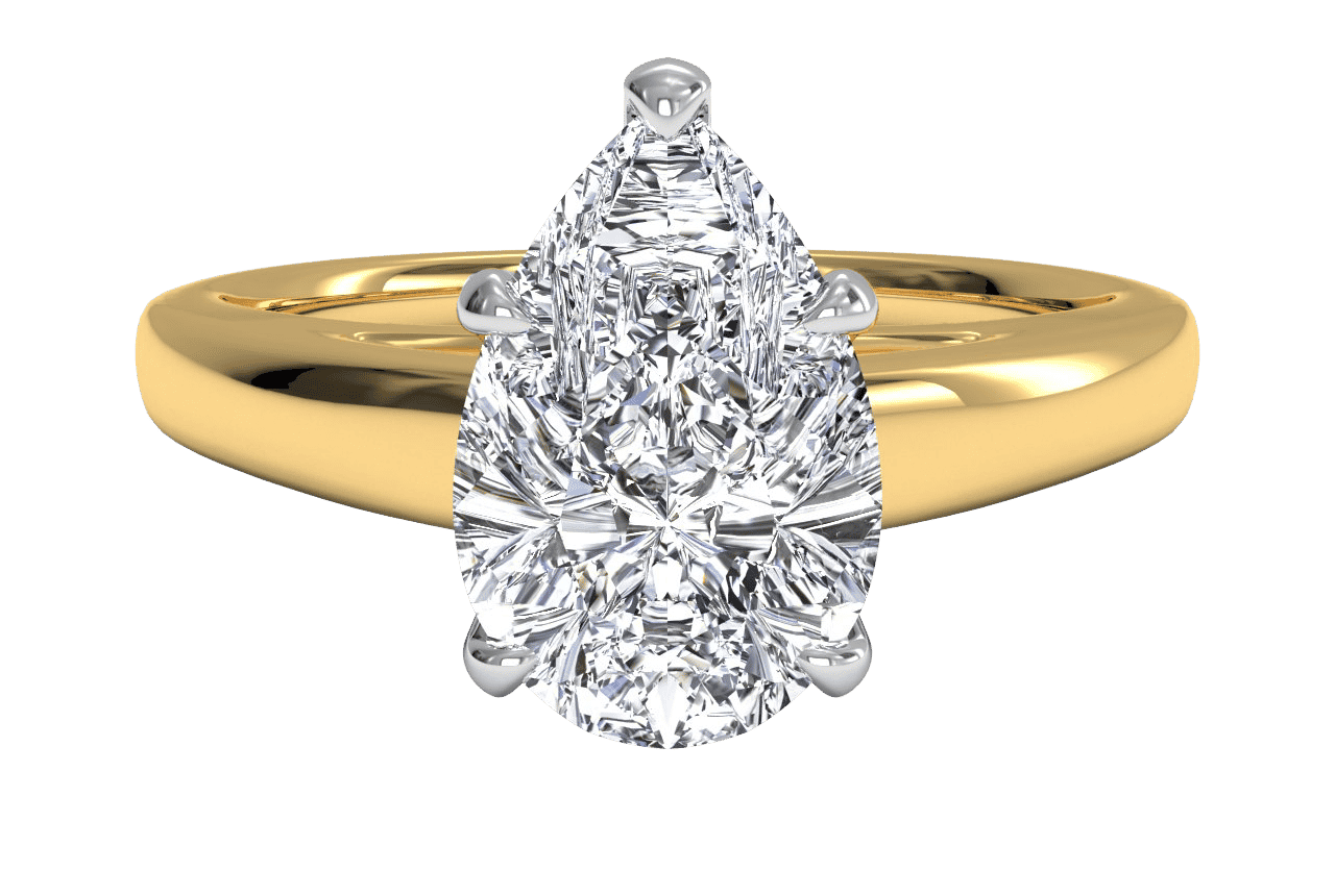 The Siena / 0.41 CTW Pear Diamonds