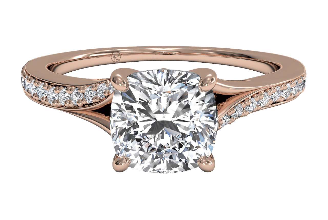 The Alba / 2.01 CTW Cushion Lab Diamonds