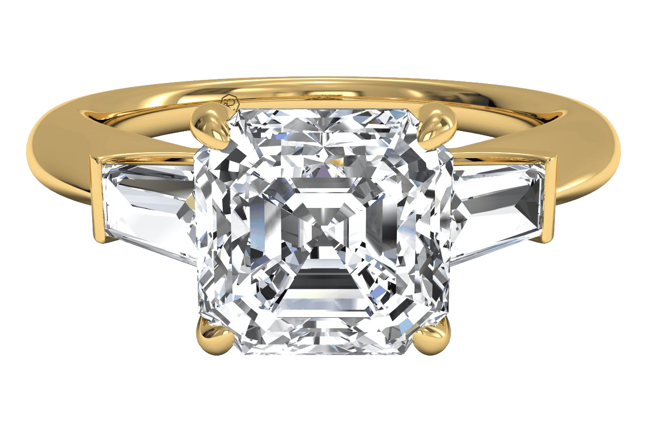The Emma / 1.54 CTW Asscher Lab Diamonds