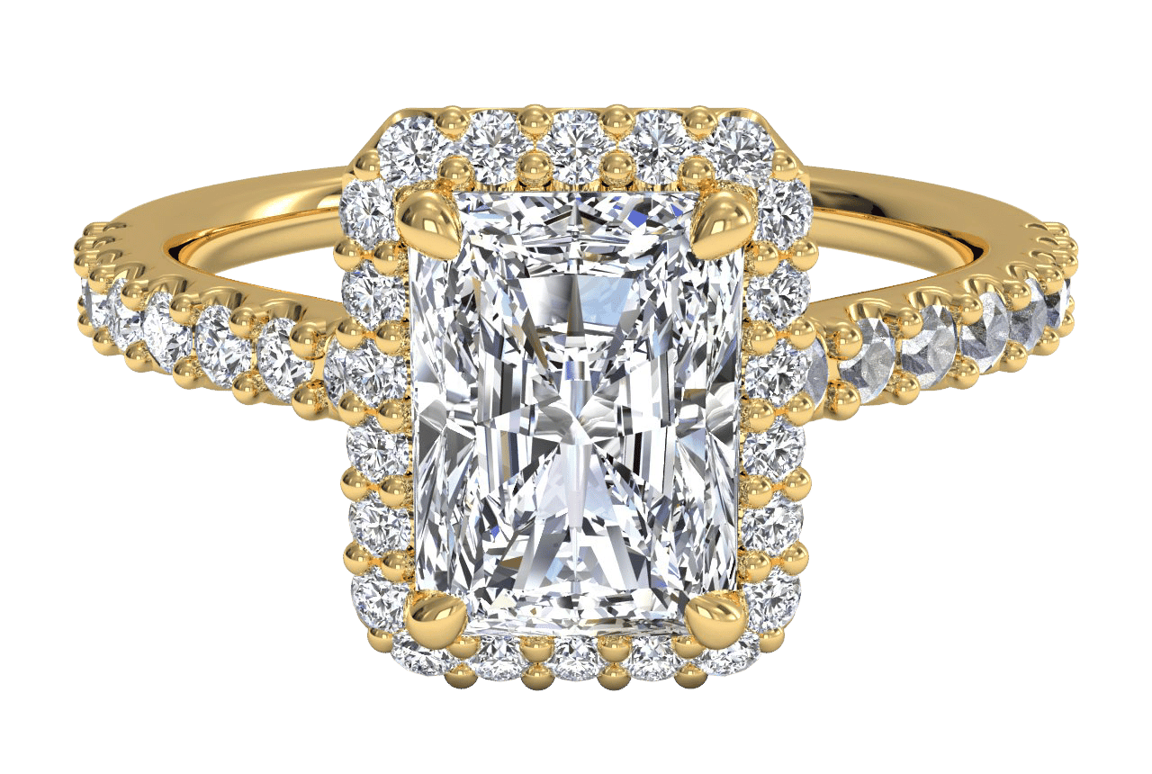 The Layla / 2.51 CTW Radiant Lab Diamonds