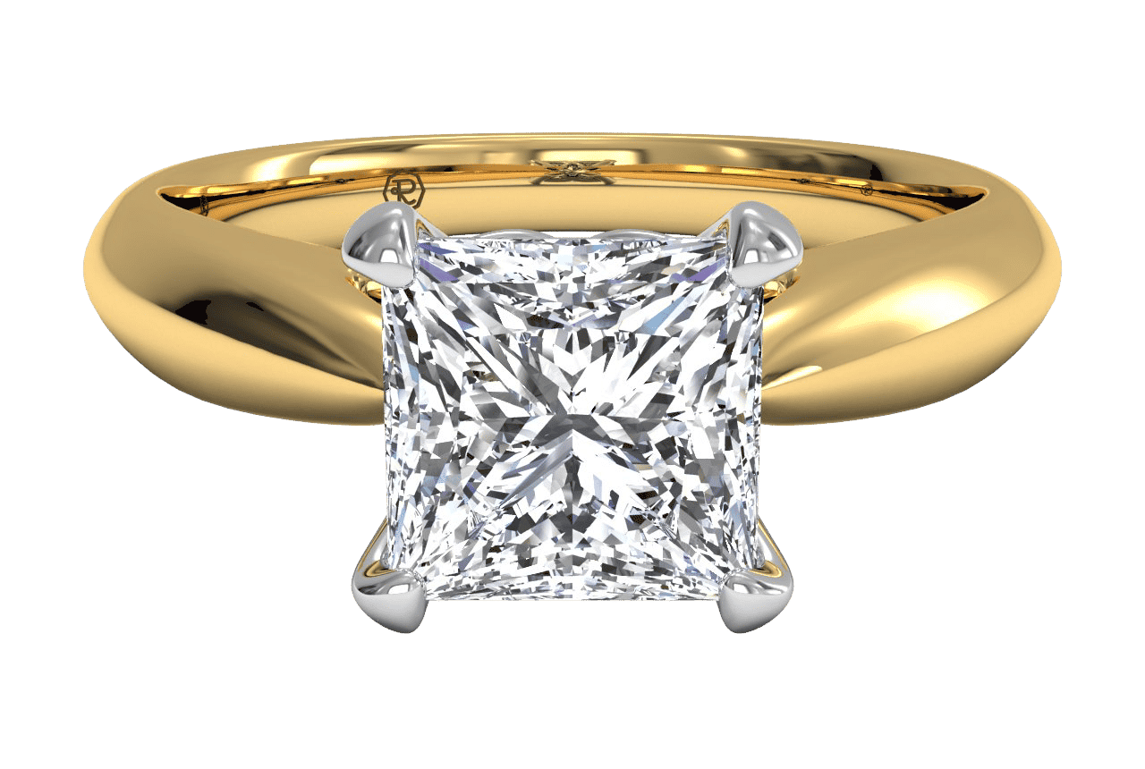 The Jasmine / 1.83 CTW Princess Lab Diamonds
