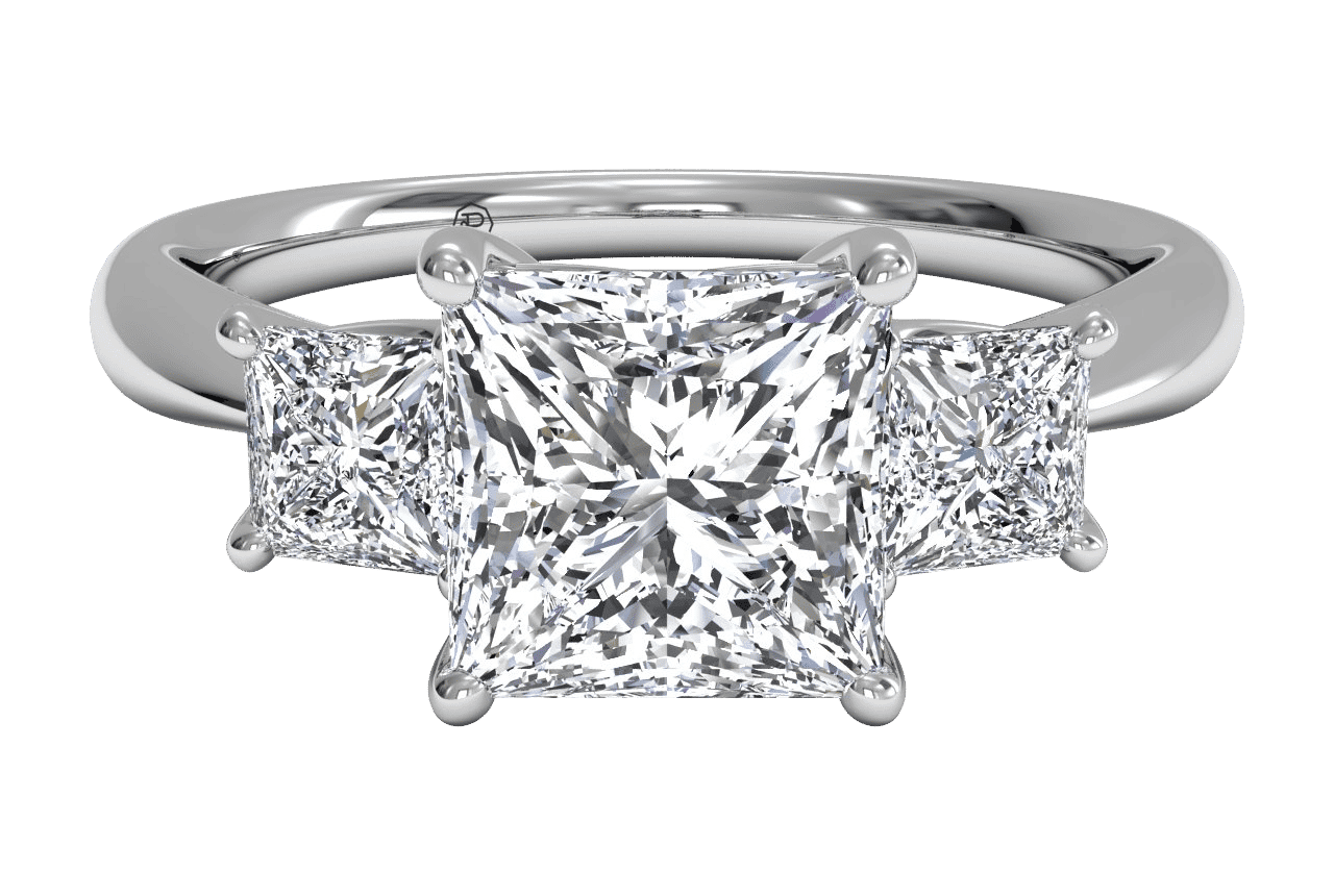 The Ellie / 2.66 CTW Princess Lab Diamonds