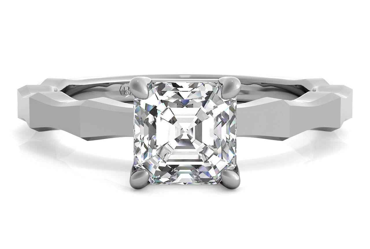 The Maddie / 2.17 CTW Asscher Lab Diamonds