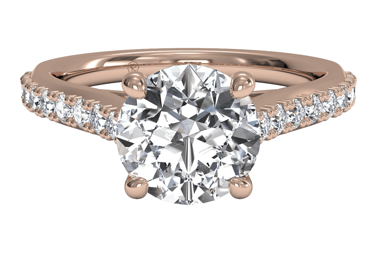 The Rose / 5.42 CTW Round Lab Diamonds