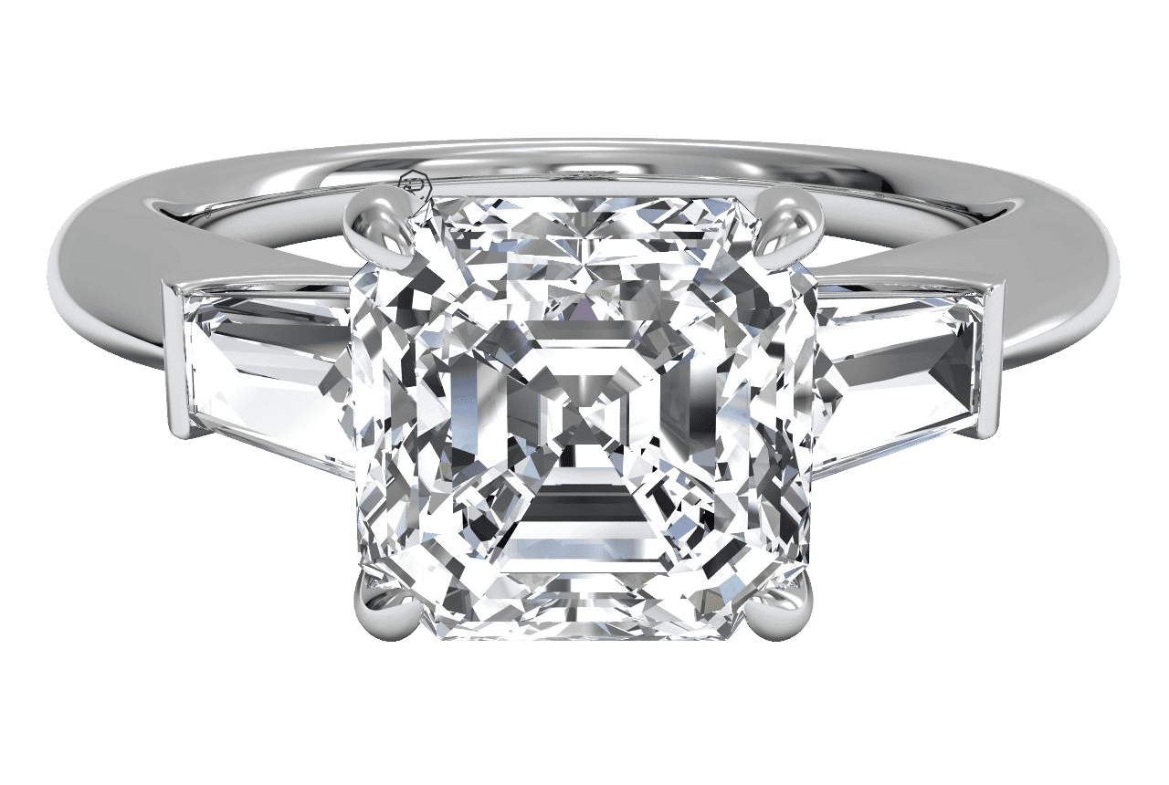 The Emma / 1.54 CTW Asscher Lab Diamonds