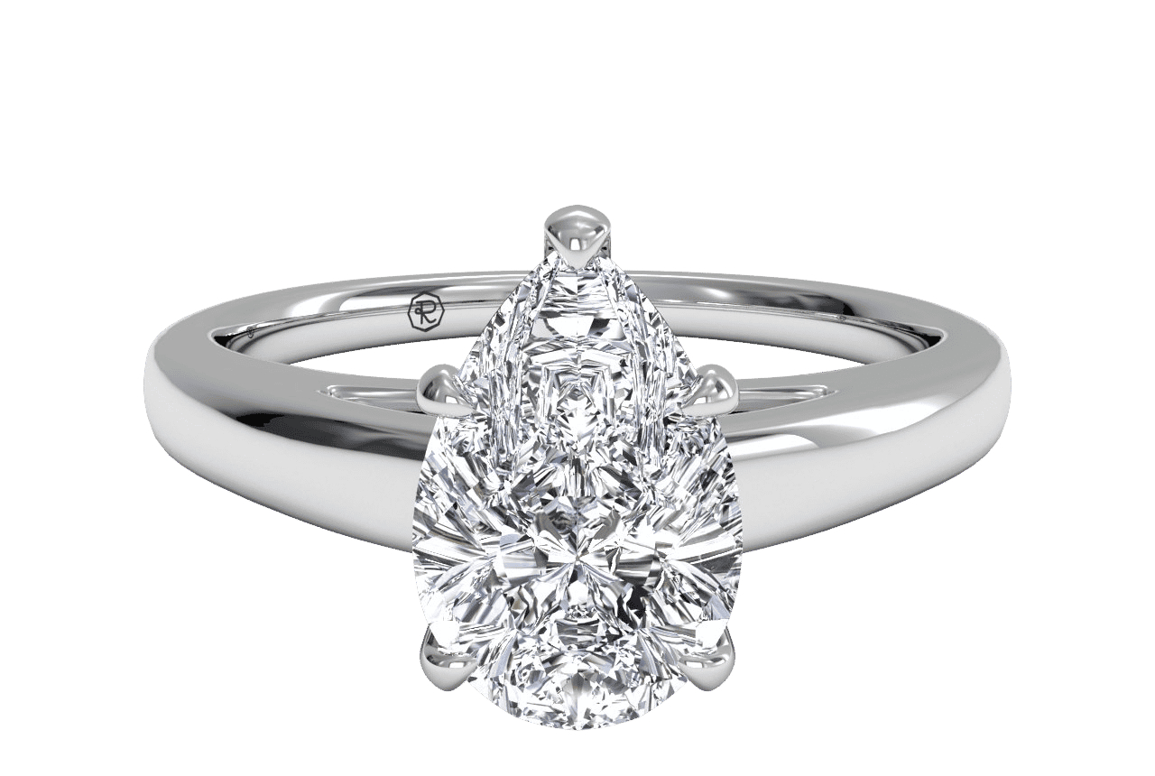 The Siena / 0.41 CTW Pear Diamonds
