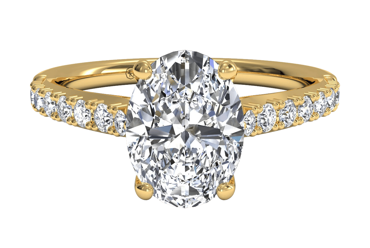 The Adele / 5.01 CTW Oval Lab Diamonds