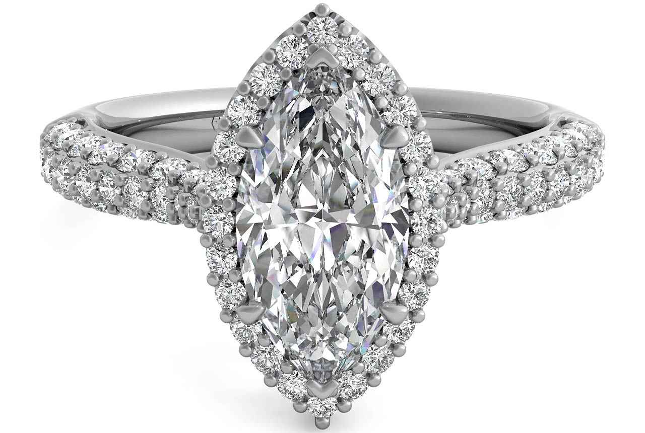 The Leilani / 2.34 CTW Marquise Lab Diamonds