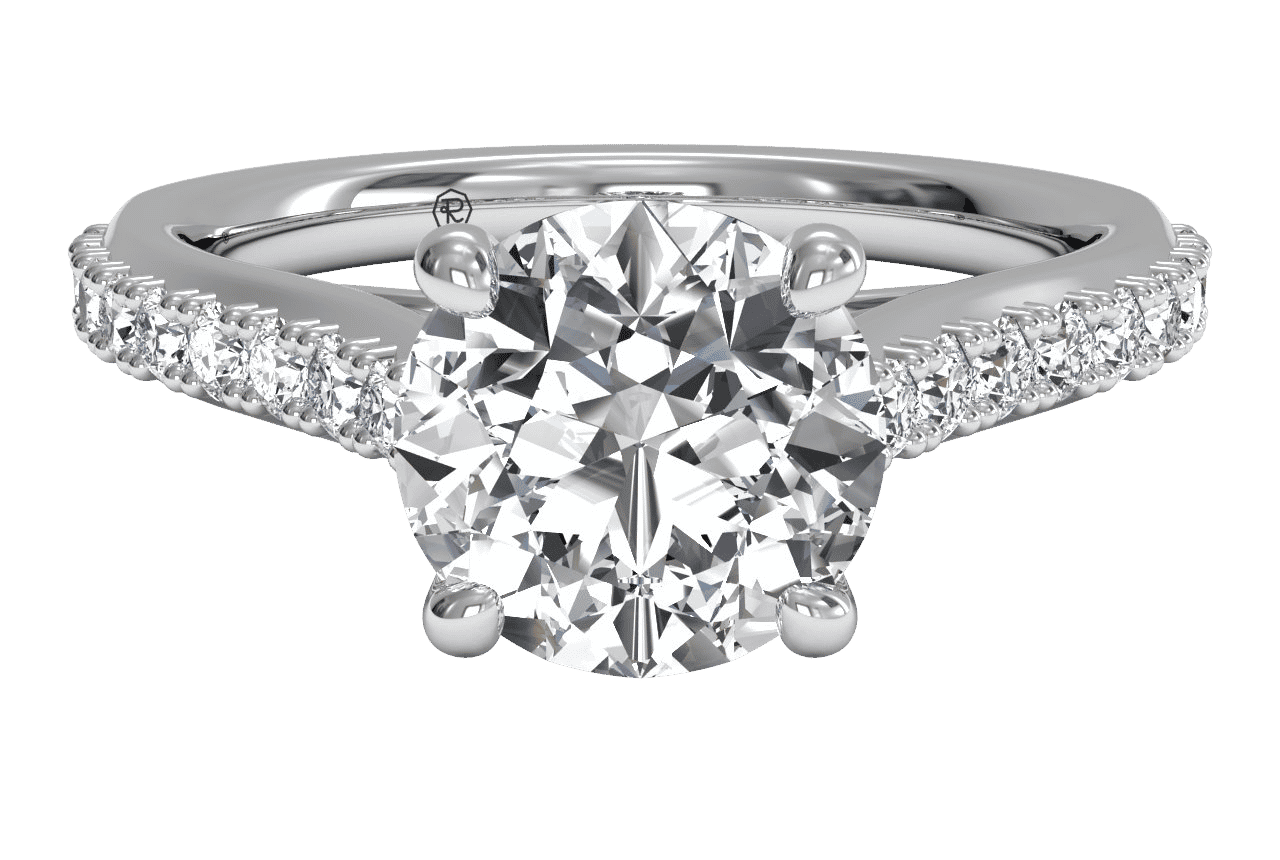 The Rose / 3 CTW Round Lab Diamonds